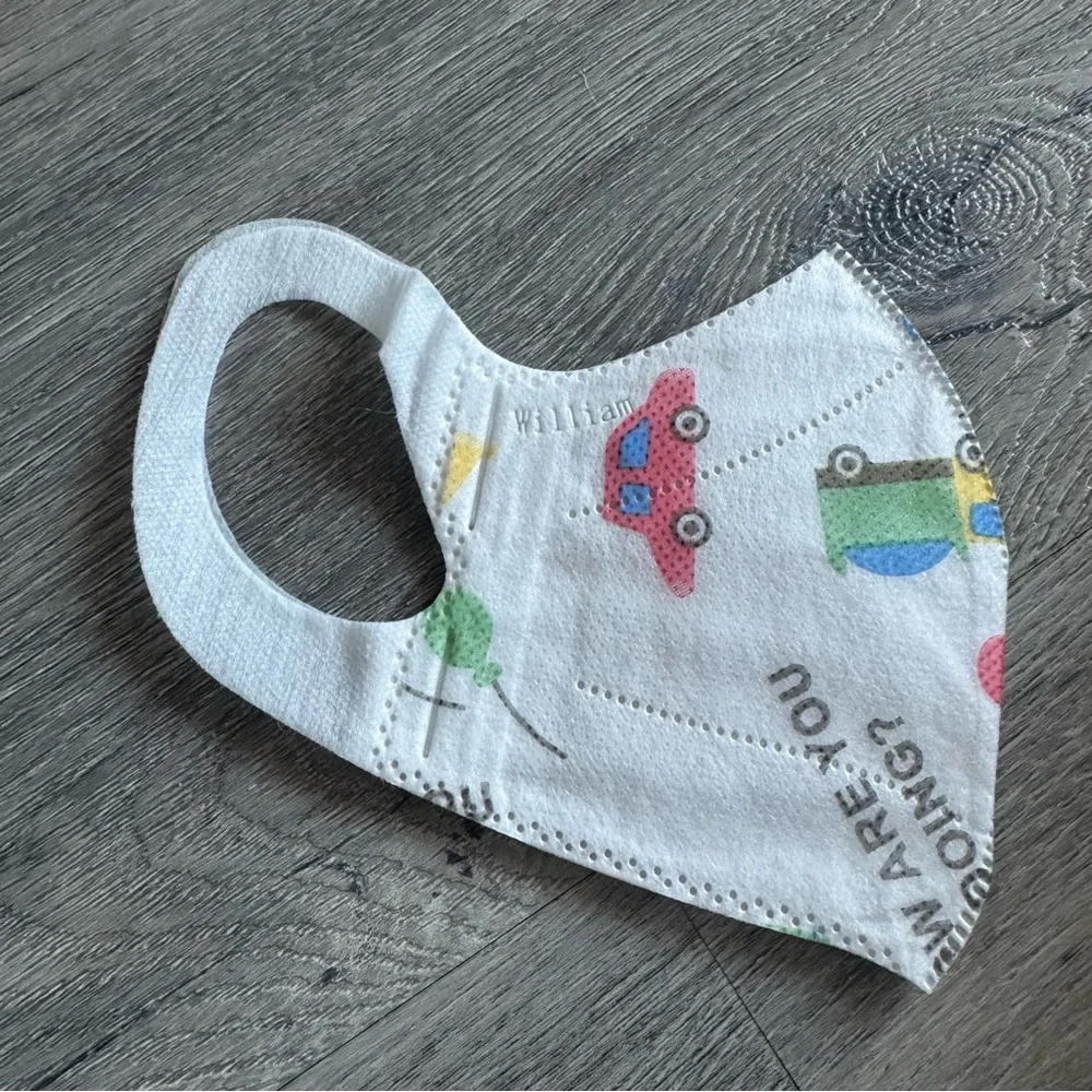 Vehicle Print Disposable Face Masks (50pcs)
